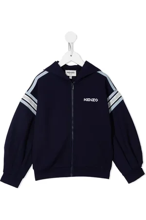 Kenzo Logo-print hooded cardigan