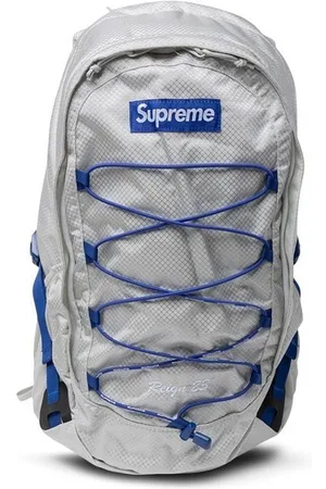 Supreme Puffer Backpack Blue Paisley Bookbag Bag FW22