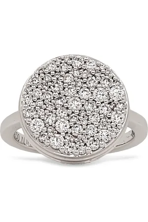 ALINKA 18kt white gold diamond Black Caviar ring