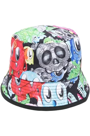 Philipp Plein Hats - Cartoon-print bucket hat