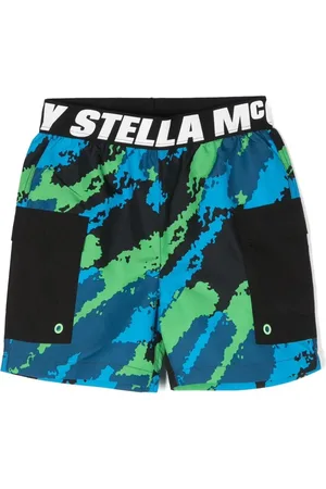 Stella McCartney Abstract-print swim shorts