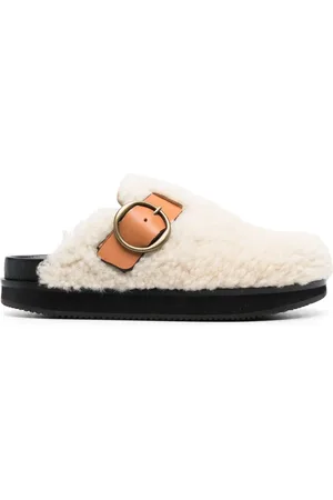 Isabel Marant Faux shearling mules