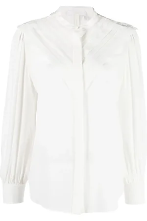 Chloé Silk pleated blouse