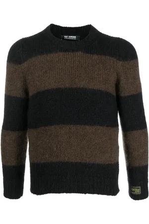 RAF SIMONS Horizontal-stripe jumper