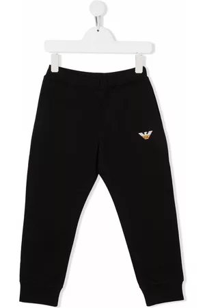 Emporio Armani Logo-print slim-fit joggers