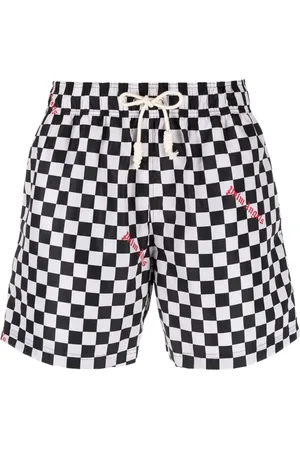 Palm Angels Damier-print swim shorts