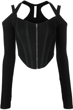 DION LEE Shift-loop corset top