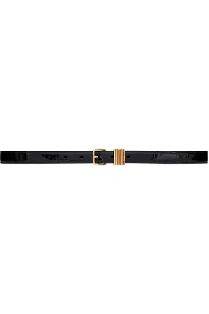 Saint Laurent Women Belts - Hublot stacked-loop leather belt