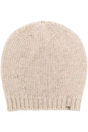 HERNO Logo-plaque beanie hat