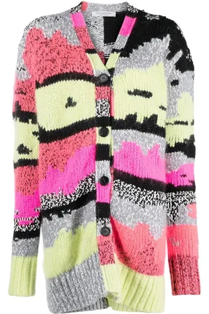 Serafini Patchwork knitted cardigan