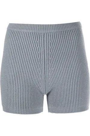 Alexander Wang Ribbed-knit wool shorts