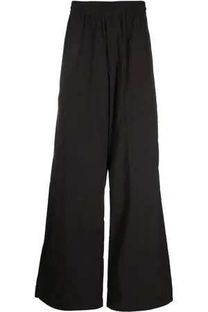 OFF-WHITE Logo patch wide-leg trousers