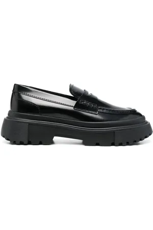 Hogan Chunky leather loafers