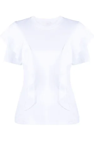 Chloé Ruffled cotton T-shirt