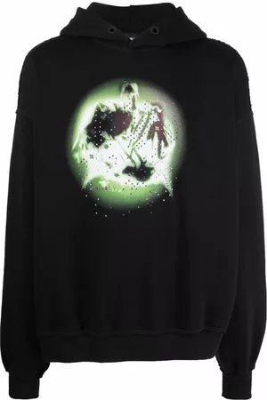 MISBHV Graphic-print long-sleeved hoodie