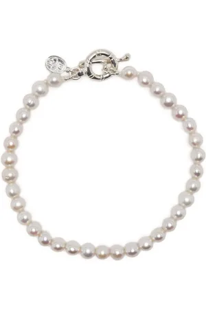 Dower and Hall T-bar fastening pearl bracelet