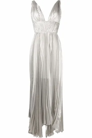 MARIA LUCIA HOHAN V-neck sleeveless dress