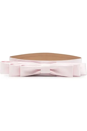 Giambattista Valli Bow-detail satin-finish belt