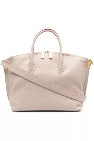 Coccinelle Women 17 Inch Laptop Bags - Logo-stamp leather tote bag