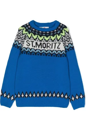 MC2 SAINT BARTH Douglas logo-knit jumper