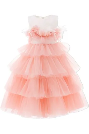 Tulleen Madera tiered dress
