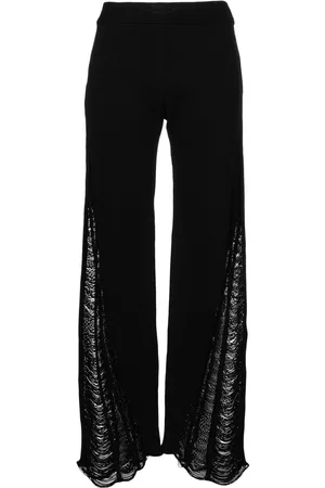 DION LEE Distressed Float knitted trousers