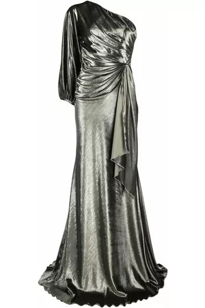 MARIA LUCIA HOHAN One-shoulder gathered-detail dress