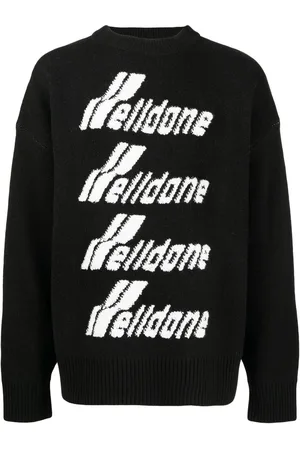 We11 Done Logo-embroidered jumper