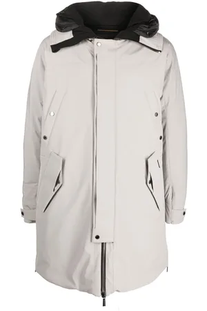 MOORER Hooded parka coat