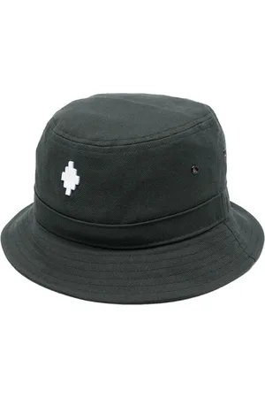 MARCELO BURLON Logo-patch bucket hat