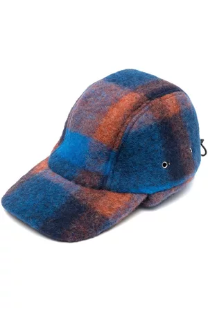 HENRIK VIBSKOV Check-print drawstring cap