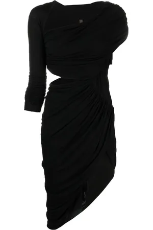 Rick Owens Draped-design cut-out detail dress