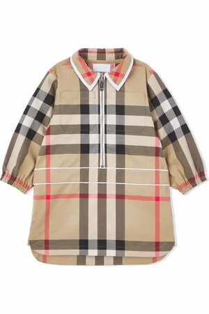Burberry Check-print dress