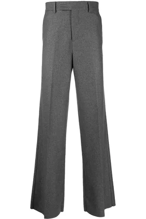 AMIRI Straight-leg marl-knit trousers