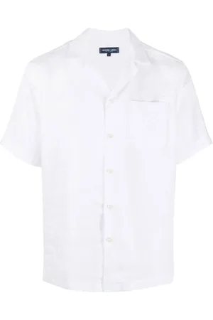 Frescobol Carioca Short-sleeve linen shirt