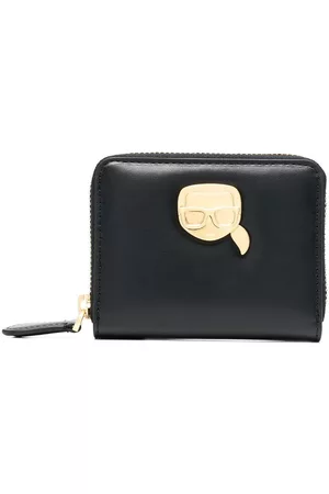 Karl Lagerfeld Logo-plaque zipped purse