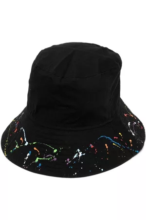 MOSTLY HEARD RARELY SEEN Painterly-print bucket hat
