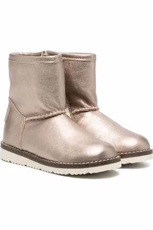 TWO CON ME BY PÈPÈ Metallic shearling-lining boots