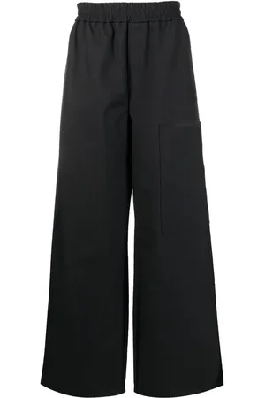 OFF-WHITE High-waisted wide-leg trousers