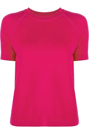 Barrie Short-sleeved cashmere top