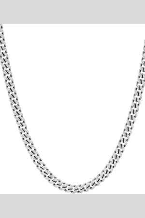 David Yurman 8mm diamond curb chain necklace