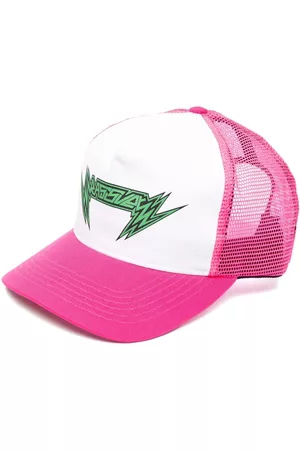 PACCBET Men Caps - Sparks logo-print trucker cap