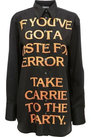 J.W.Anderson Slogan-print cotton shirt