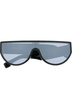Milan Oversized frame mirrored sunglasses