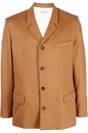 There Was One Single-breasted wool-blend blazer