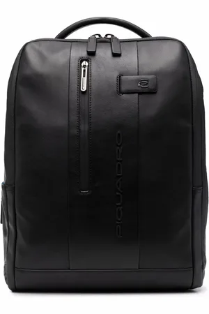 Piquadro Leather rectangle back pack