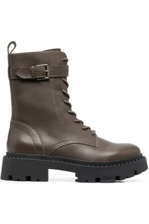Ash Leather lace up boots