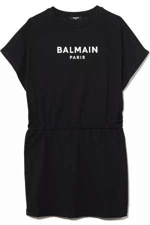 Balmain Logo-print cotton dress
