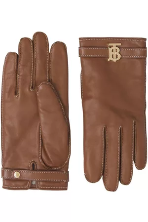 Burberry Women Gloves - Monogram-motif leather gloves