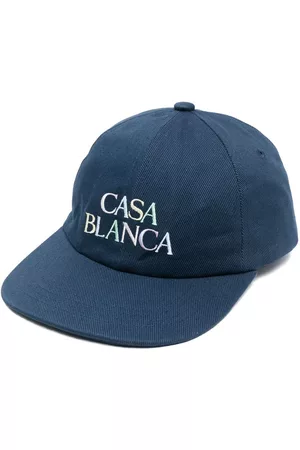 Casablanca Men Caps - Logo-embroidered baseball cap